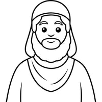 Old Testament Biblical Character Colouring Templates
