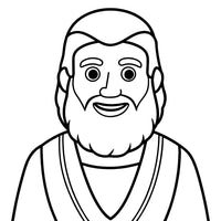 Old Testament Biblical Character Colouring Templates