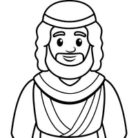 Old Testament Biblical Character Colouring Templates