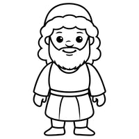 Old Testament Biblical Character Colouring Templates