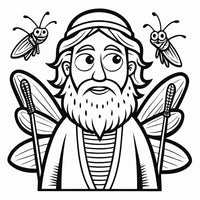 Old Testament Biblical Character Colouring Templates