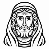 Old Testament Biblical Character Colouring Templates