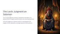 The Divided Kingdom: 1 Kings 11