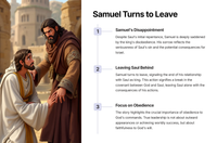 1 Samuel 15 - Saul se ongehoorsaamheid en verwerping
