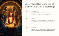 In Deuteronomy 8 - A Lesson in Remembrance