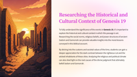 The Destruction of Sodom and Gomorrah: A Lesson from Genesis 19
