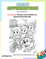 Affirmations from God - A Coloring Book of Gratitude & Praise