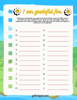 Gratitude Journal for Kids