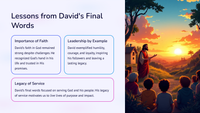 2 Samuel 23 - The Last Words of David