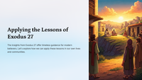 The Tabernacle of the Lord: Exodus 27
