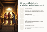 Colossians 3: Living as God's People