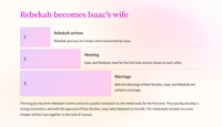 Genesis 24 - The Search for a Wife for Isaac