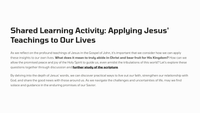 The Farewell Discourse of Jesus (John 16:1-33)