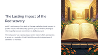 2 Kings 22 - The Rediscovery of the Book of the Law