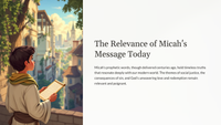 Micah 1: A Prophetic Message for the Ages