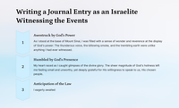 Exodus 19 - Preparing for the Giving of the Law