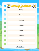 Gratitude Journal for Kids