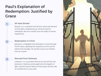 Easter Unit Lesson 1; Setting the Stage Gods Redemption Plan