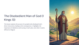 Die ongehoorsame man van God (1 Konings 13)