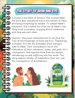 Bible Heroes Coloring Adventure - Adam and Eve Story and Activities