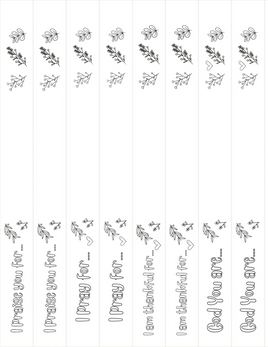 Bible Verse Coloring  - Wristbands