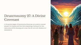 Deuteronomium 27: 'n Goddelike Verbond 