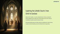 Lesson 1 - Exploring the Catholic Church: From Christ to Conclave