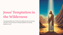 Matteus 4:1-11 – Jesus se versoeking in die woestyn 