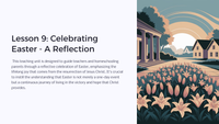 Easter unit - Lesson 9: Celebrating Easter - A Reflection