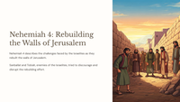 Nehemia 4: Herbou die mure van Jerusalem 
