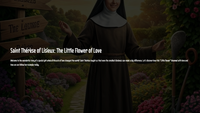 GFG Coloring - The Saints - Heroes of Faith - Saint Thérèse of Lisieux