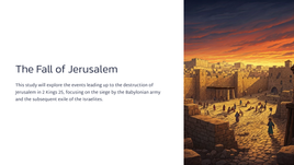 2 Konings 25 -Die val van Jerusalem
