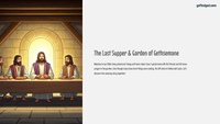 GFG Curriculum- Grade 2 -Term 1 – Week 7 - Last Supper and Gethsemane