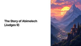 Die verhaal van Abimeleg (Rigters 9)