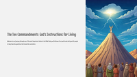 GFG Curriculum- Grade 5 -Term 1 – Week 5 - The Ten Commandments