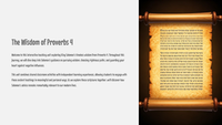 The Wisdom of Proverbs 4