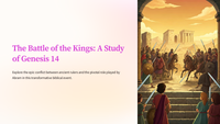 The Battle of the Kings: A Study of Genesis 14
