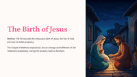 Matthew 1:18-25 - Matthew Recounts the Birth Of Jesus