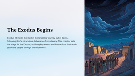 Die Eksodus Begin - Eksodus 13