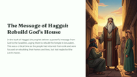 Die Boodskap van Haggai 1 -: Herbou God se Huis 