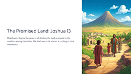 Die Beloofde Land: Josua 13 