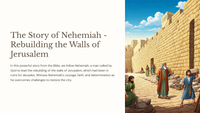Die verhaal van Nehemia 1- Die herbou van die mure van Jerusalem 