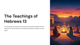 Die leerstellings van Hebreërs 13 