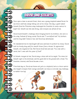 Bible Heroes Coloring Adventure - David & Goliath Story and Activities