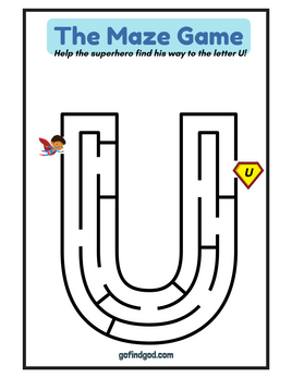 🦸‍♂️ Superhero Alphabet Maze Adventure – A-Z & Shapes Maze Worksheets!