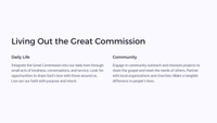 Lesson 8: The Great Commission - Our Response to Easter