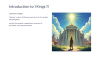The Divided Kingdom: 1 Kings 11