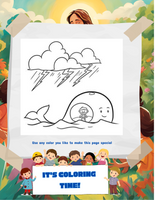 Bible Heroes Coloring Adventure - Jonah & the Whale Story and Activities