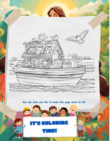 Bible Heroes Coloring Adventure - Noahs Ark Story and Activities