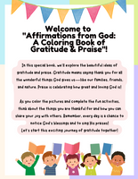 Affirmations from God - A Coloring Book of Gratitude & Praise